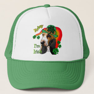 Basset Hound St Patricks Day Trucker Pet