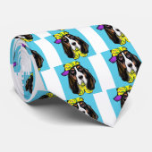 Basset Hound Stropdas (Opgerold)