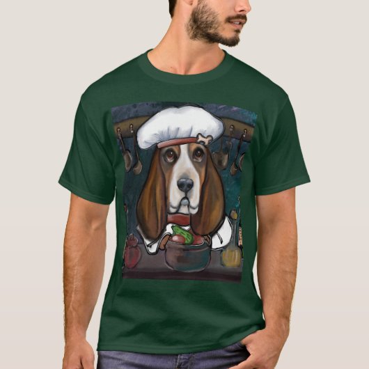 BASSET HOUND T-SHIRT (Voorkant)