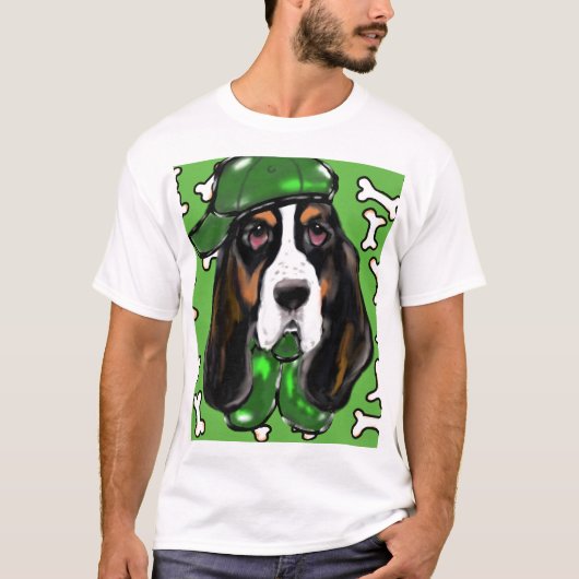 Basset Hound T-shirt (Voorkant)