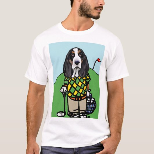 BASSET HOUND T-SHIRT (Voorkant)