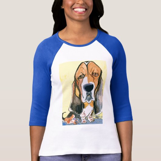 Basset Hound T-shirt (Voorkant)
