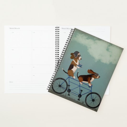 Basset Hound Tandem (Devant avec enveloppe)