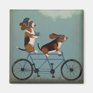 Basset Hound Tandem Magneet