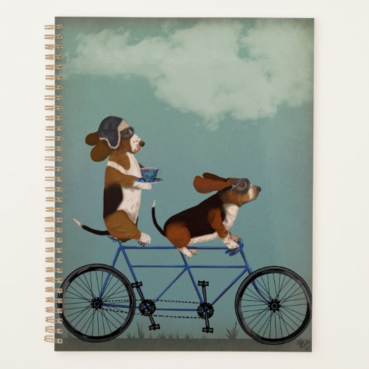 Basset Hound Tandem Planner (Voorkant)