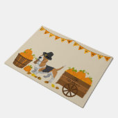 Basset Hound Thanksgiving Doormat Deurmat (Schuin)