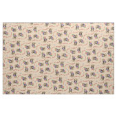 Basset Hound Tissu de pirate (Fat Quarter)