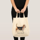 Basset Hound Tote Bag (Voorkant (product))