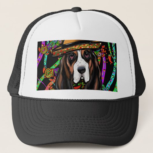 BASSET HOUND TRUCKER PET (Voorkant)