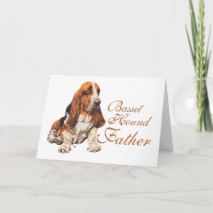 Basset Hound Vaderdag Kaart