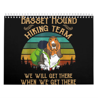 basset hound - wandelteam dat we zullen krijgen kalender