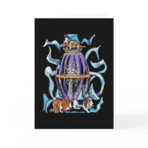 Basset Hounds & Bows - Carte ordinaire