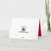 Basset hounds sur la drôle de carte de Saint Valen (Dos)