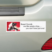 Basset Hounds zijn als... Bumpersticker (Op auto)