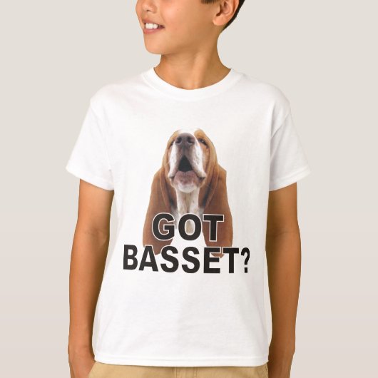 Basset obtenu ? T-shirt d'enfants d'hurlement (Devant)