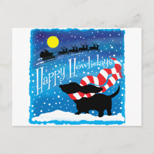 Basset Scarf Briefkaart