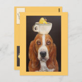 Bassett balancing act briefkaart (Voorkant / Achterkant)