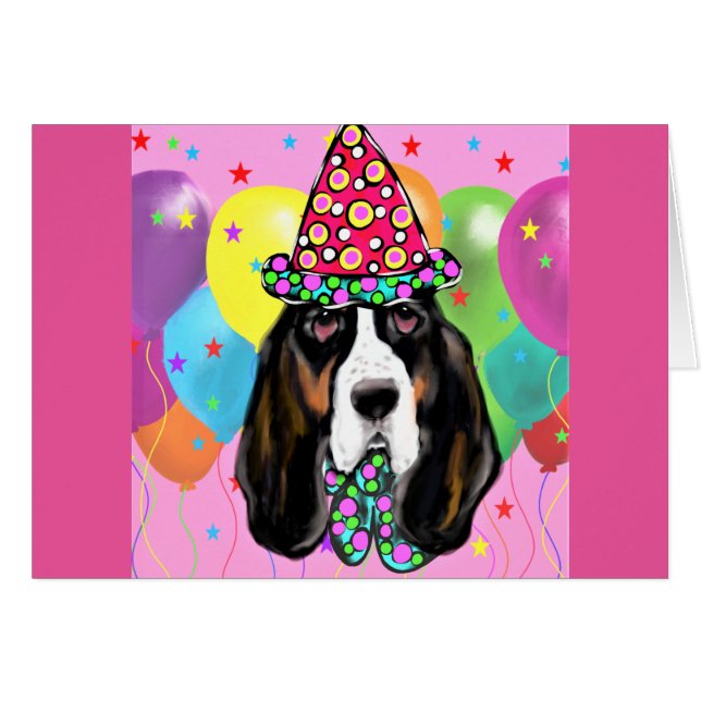 Bassett Hound (Voorkant Horizontaal)