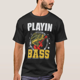 Bassgitaar spelen Gitarist T-shirt