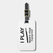 bassin bagagelabel (Voorkant verticaal)