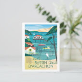 Bassin D'Arcachon, France Carte postale (Debout devant)