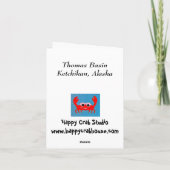 Bassin de Thomas de cartes de bateau de l'Alaska (Dos)