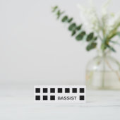 BASSIST (carrés modernes) Mini Carte de visite (Debout devant)