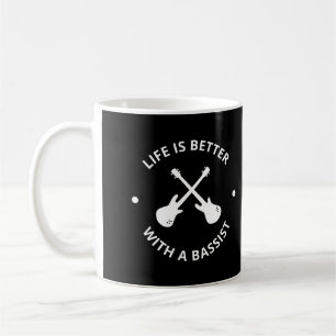 Bassist Gift Life is beter met een bassist Koffiemok