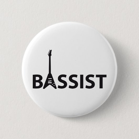 Bassist Ronde Button 5,7 Cm (Voorkant)