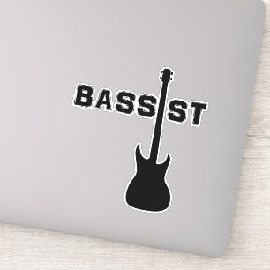 bassist sticker