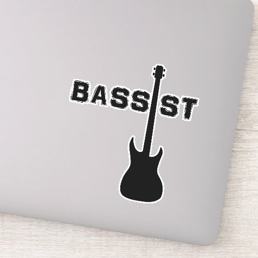 bassist sticker (Detail)