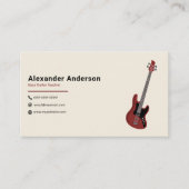 bassist visitekaartje (Voorkant)