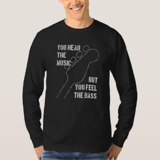 Bassist willen diepere basnotas je voelt de bas t-shirt