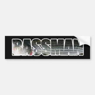 Bassman Bumpersticker DARK