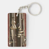 Basson Keys op Dark Red Sleutelhanger (achterkant)
