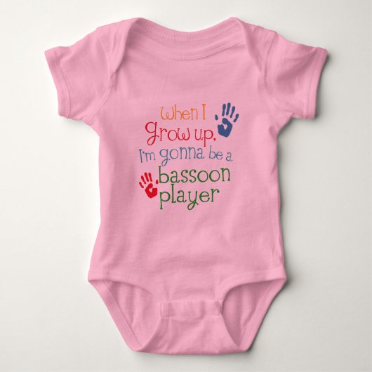 Basson Player (Future) Child Romper (Voorkant)