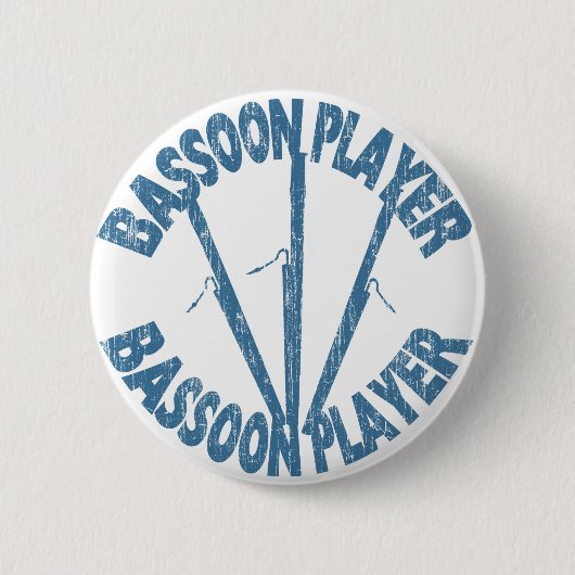 Basson Player Ronde Button 5,7 Cm (Voorkant)