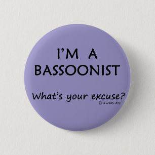 Bassonist Ronde Button 5,7 Cm