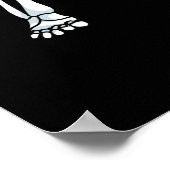 Bassonist Skeleton Basson Poster (Hoek)