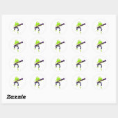 Bassoon Frog Ronde Sticker (Vel)