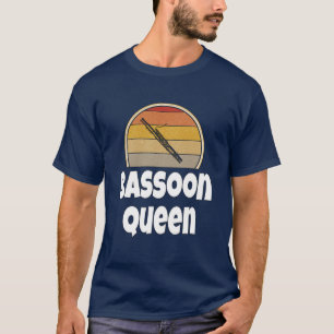 Bassoon koningin t-shirt