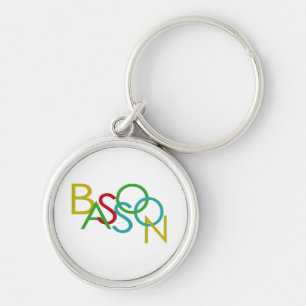 BASSOON Letters Sleutelhanger