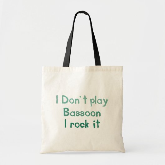 Bassoon Rock It Totebag Tote Bag (Voorkant)