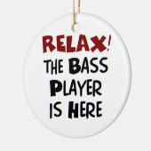 basspeler hier keramisch ornament (Links)