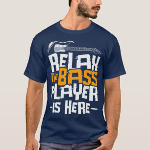 Basspeler Instrument Basgitaar Bassist T-shirt