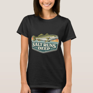 Bassquatch Bigfoot Visser Vintage Visser Liefhebbe T-shirt