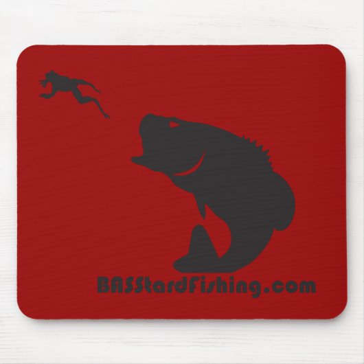 BASStard Vissen Mousepad Muismat (Voorkant)
