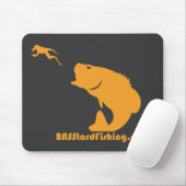 BASStard Vissen Mousepad Muismat (Met muis)