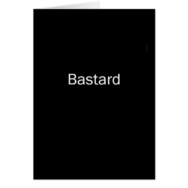 Bastard (Voorkant)