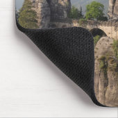 Bastei Bridge in Saxon Zwitserland mousepad Muismat (Hoek)